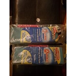 2 Pack Quickie Mop Head Refill Type S Fits Mop 1 New In Package 1 New But Open.